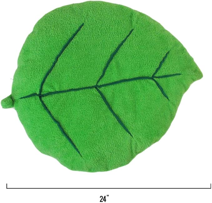 TONBO Soft Plush Extra Small Cute and Cozy Leaf Dog Cat Bed, Washer and Dryer Friendly (Leaf) - Image 3