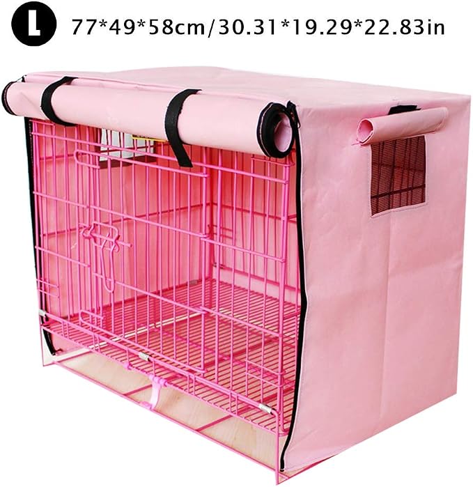 Dog Crate Cover for Wire Crates,Fits Most Dog Crates,Windproof Water-Resistant Oxford Pet Kennel Covers, Provided for Wire Crate Indoor Outdoor Protection,Easy to Put On, Take Off - Image 5