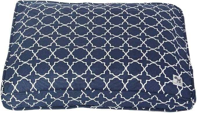 Molly Mutt Sheepy Wool-Filled Crate Pad, GOTS-Certified 100% Organic Cotton Canvas Cover with Soft 100% Natural Wool Insert, Ideal for Dog Bed or Kennel, Romeo & Juliet, 42" x 28" x 2.5" by MollyMutt