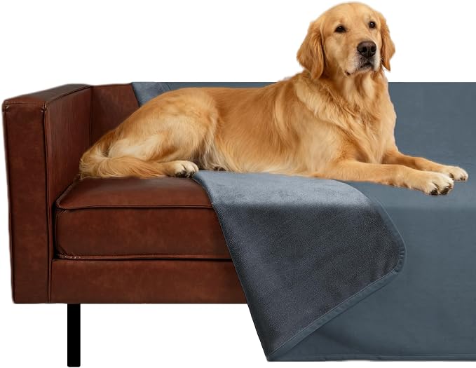 Ameritex Pet Bed Blanket Reversible 100% Waterproof Velvet Super Soft for Sofa and Bed by Ameritex