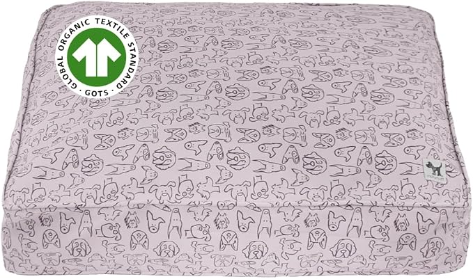 Molly Mutt Only You Dog Bed Duvet Cover, 100% Cotton Canvas Cover for Dog, Puppy, or Cat Bed, Durable, Washable, and Free of Harmful Chemicals, Small, 22"x27"x5" by MollyMutt