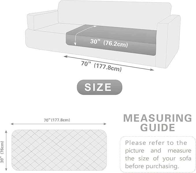 Dogs/Cats Bed Mats, Dog Pad Washable Removable Couch Cover with Anti-Slip Back, Plush Long Fur Mat, Perfect for Small, Medium and Large Dogs.(Light Gray, 30"x70") - Image 6