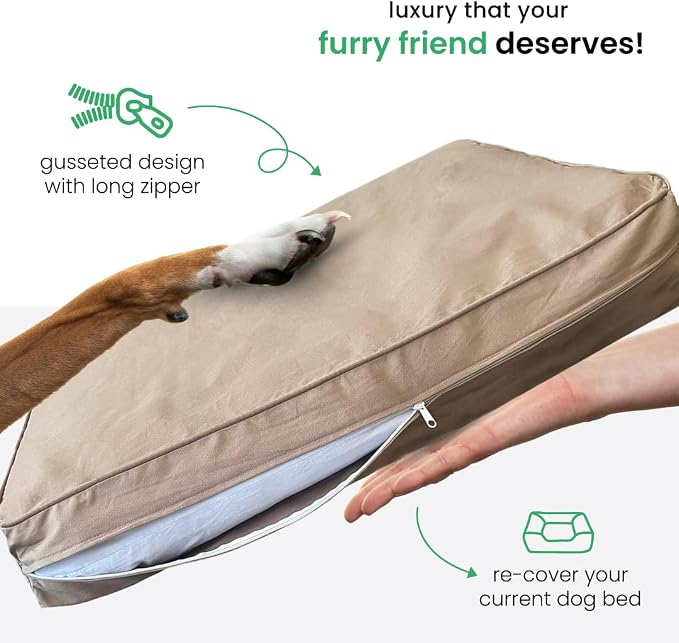 Molly Mutt Small Dog Bed Cover - Wild Horses Print - Measures 22”x27”x5’’ - 100% Cotton - Durable - Breathable - Sustainable - Machine Washable Dog Bed Cover - Image 5