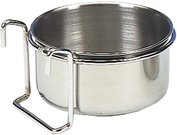 Nobby Stainless Steel Bowl with Clamp, 900 ml, 15 cm by Nobby