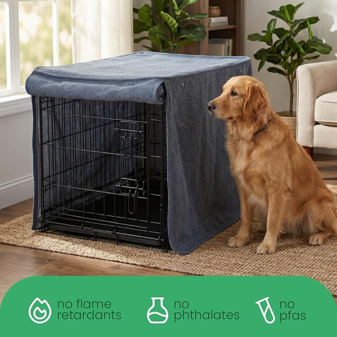 Molly Mutt Dragonstone Dog Crate Cover, GOTS-Certified 100% Organic Cotton Canvas Cover for Dog or Puppy Kennel and Cage, Washable, Free of Harmful Chemicals, Small, Fits 24"x18"x21" Crate - Image 6