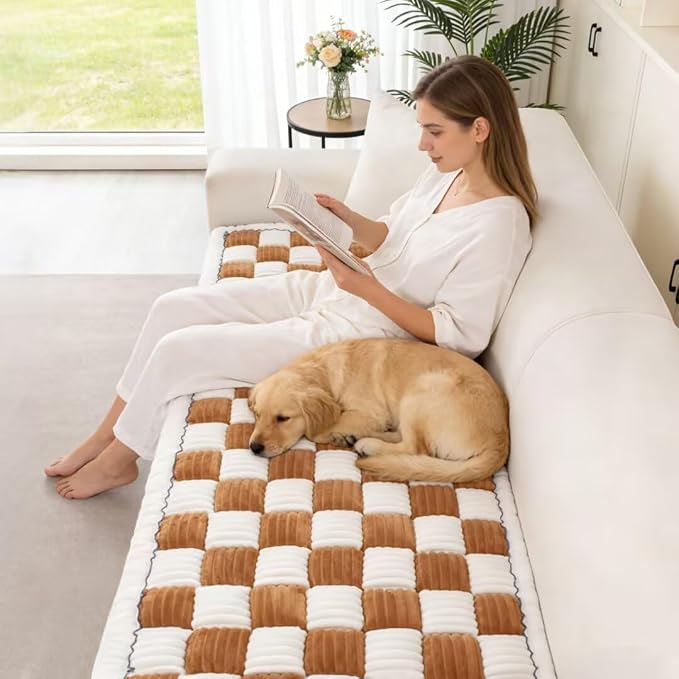 Couch Covers for Dogs, Washable Sofa Couch Cover for Pet, Couchs Covers for Cushion Sofa Pet Friendly, Non Slip Sofa Cover (27.6''*82.7''/70 x 210cm) Thickened Version - Image 2