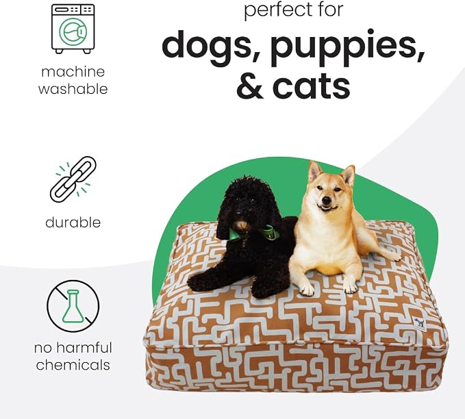 Molly Mutt Hypnotize Dog Bed Duvet Cover, GOTS-Certified 100% Organic Cotton Canvas Cover for Dog, Puppy, or Cat Bed, Durable, Washable, and Free of Harmful Chemicals, Huge, 36"x45"x5" - Image 3