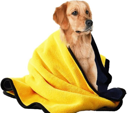 N/C Dog Towel Dog Blanket for Dogs and Cats Upgraded Super Absorbent Pet Bath Towel Microfiber Quick Drying Non-Fading by Unknown