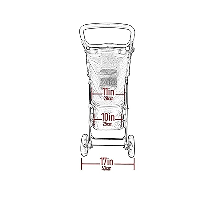 Pet Gear No-Zip Happy Trails Lite Pet Stroller for Cats/Dogs, Zipperless Entry, Easy Fold with Removable Liner, Safety Tether, Storage Basket + Cup Holder, 3 Colors