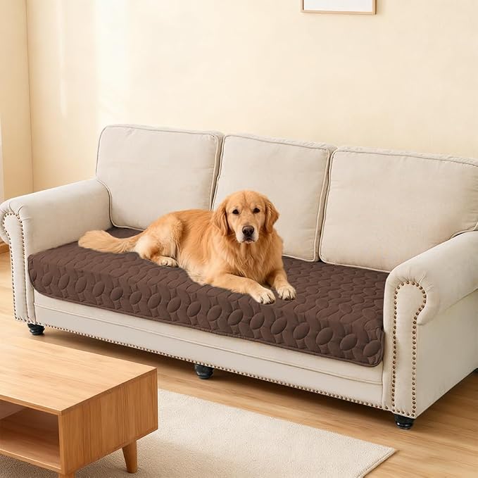 Ameritex Waterproof Pet Bed Cover Anti-Slip Dog Bed Blanket for Sofa and Furniture Waterproof New Pattern Design (Chocolate, 30x53 Inch (Pack of 1)) - Image 6