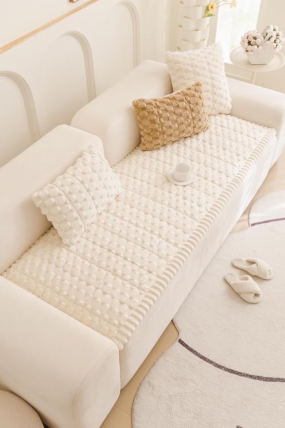 Pet Couch Cover for Dogs Washable Pet-Friendly Dog Sofa Protector | Sofa Pad, Pet Couch Covers for Sofa Furniture, Boho Pets Mat for Couches and Sofas, Couch Covers for Dogs,Green Couch Cover - Image 3