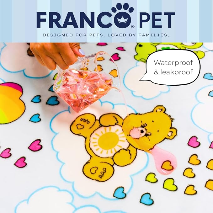 Care Bears Waterproof Dog Bed Cover, Large 30x40 Pet Blanket for Furniture Bed Couch Sofa, (Officially Licensed) by Franco - Image 4