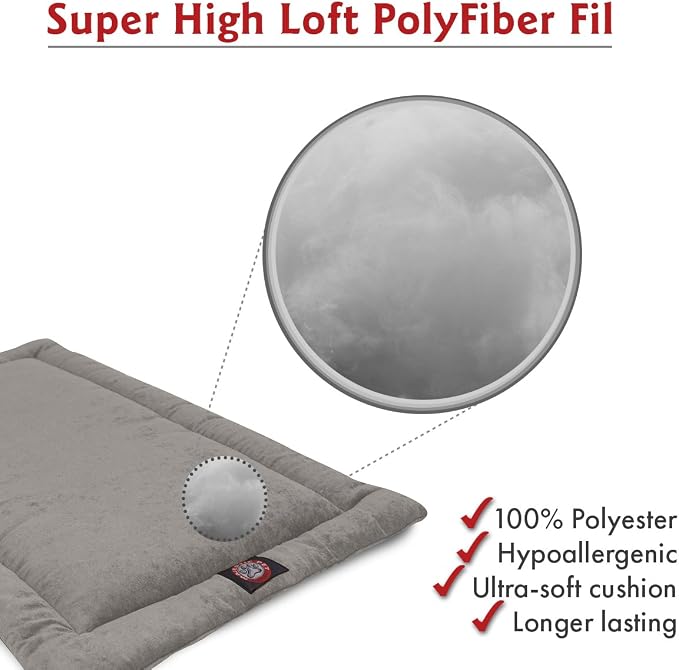 Majestic Pet Dog Crate Mat - Machine Washable Soft Plush Pet Bed Pad for Crates & Kennels | USA Crafted | 48"x30" Villa Vintage - Image 5