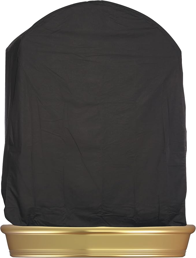 Penn-Plax Bird-Life Universal Fit Birdcage Cover – Machine Washable & Breathable Fabric – Black Color – Large Size - Image 3