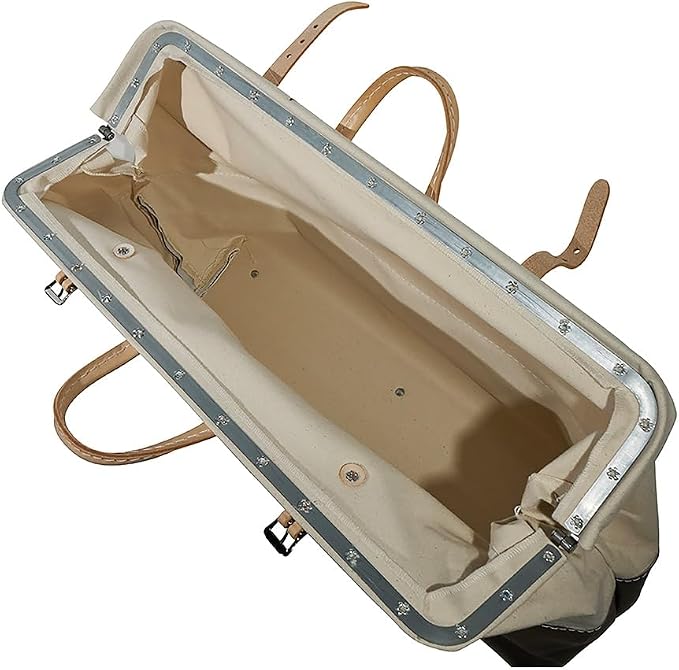 Klein Tools 5105-24 Tool Bag, Heavy Duty Canvas Tool Storage with Moisture-Resistant Vinyl Bottom and Steel Frame for Rugged Use, 24-Inch - Image 6