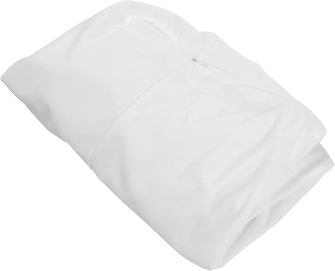 Furhaven Dog Bed Liner Water-Resistant Contour Luxe Lounger Foam Mattress Protector Cover - White, Giant by FurHaven