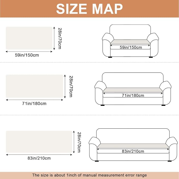 Waterproof Dog Couch Cover, Non Slip Pet Sofa Protector, Thick Fuzzy Couch Cover for Dogs, Machine Washable Furniture Protector, Scratch Resistant Pet Couch Mat(White, 28" x 59"/70 x 150cm) - Image 2