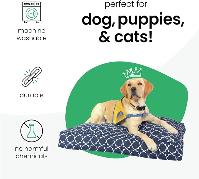 Molly Mutt Huge Dog Bed Cover - Romeo & Juliet Print - Measures 36”X45”X5”- 100% Cotton - Durable - Breathable - Sustainable - Machine Washable Dog Bed Cover (Dd35Ac) - Image 3