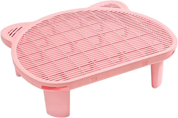 SpaceTime Cat Litter Mat Litter Trapping Mat,20.08"x15.94"x5.91"Large Dual-Layer Cat Litter Box Mat for Kitty,Floor Protection,Waterproof Urineproof(Pink) by SpeceTime