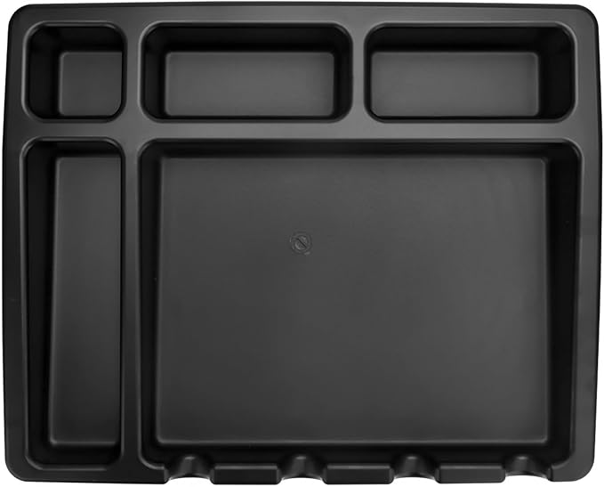 Stylist Tool Box Organizer,Clipper Professional Station Salon Clippers Portable Notches with Scissors Storage Case Organizer Tray Tools Hair for Barber Keeper Trimmer Holder (Black Type B) - Image 5