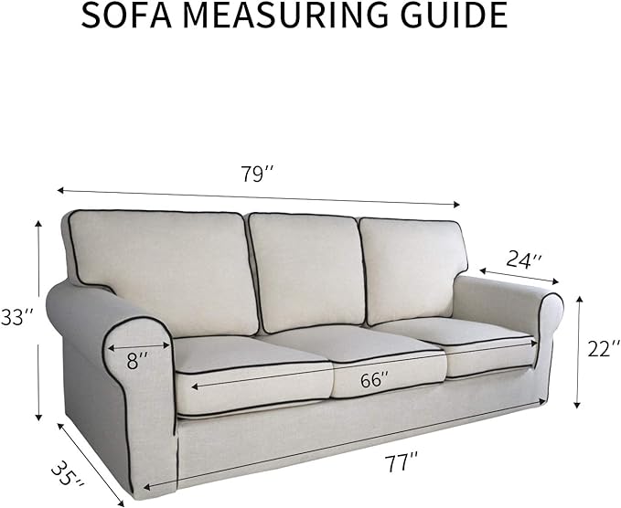 PureFit Reversible Quilted Sofa Cover Dog Couch Covers for Sofa, 66 in | Chocolate/Beige, Water Resistant Couch Protector, Washable Pet Couch Cover with Non Slip and Elastic Straps For Kids - Image 6