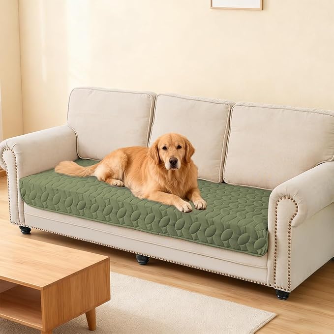 Ameritex Pet Bed Cover Dog Bed Blanket for Sofa and Furniture Waterproof New Pattern Design (30x70 Inch, Green) - Image 6