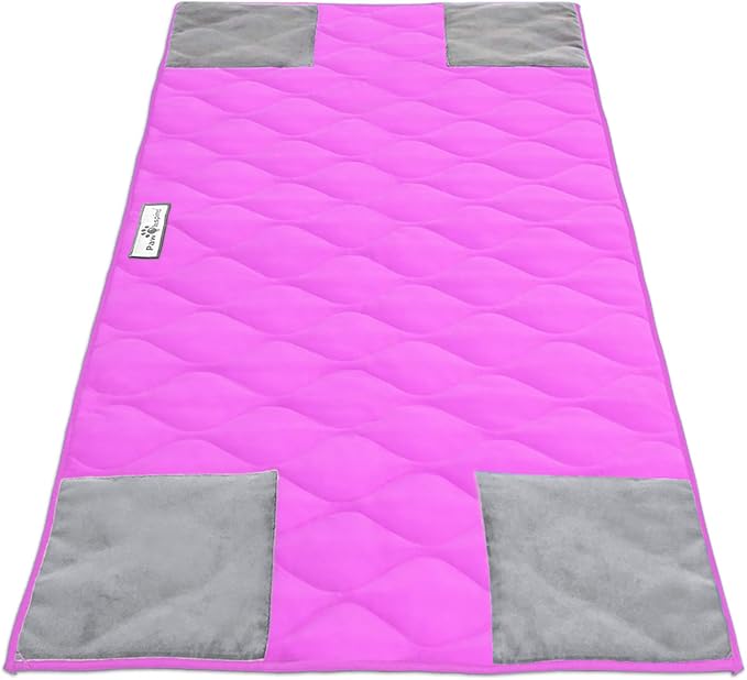 Paw Inspired PopCorner Washable Fleece Cage Liners, Midwest, Pink | Reinforced Corners, Super Absorbent Mat, Bedding, Waterproof Bottom, Guinea Pigs, Ferrets, Rabbits, Hamsters, Small Animals by HOME