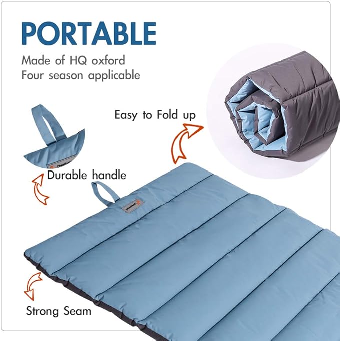 CHEERHUNTING Outdoor Dog Bed, Waterproof, Washable, Large Size, Durable, Water Resistant, Portable and Camping Travel Pet Mat - Image 3