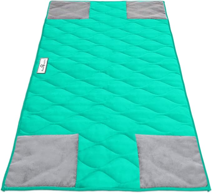 Paw Inspired PopCorner Washable Fleece Cage Liners, Midwest, Green | Reinforced Corners, Super Absorbent Mat, Bedding, Waterproof Bottom, Guinea Pigs, Ferrets, Rabbits, Hamsters, Small Animals by HOME