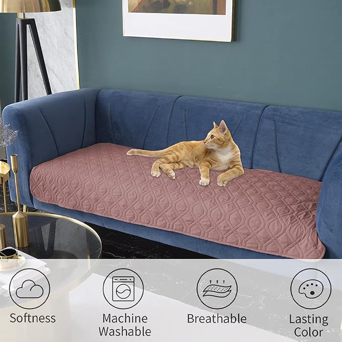 Ameritex Waterproof Dog Bed Cover Pet Blanket for Furniture Bed Couch Sofa Reversible - Image 2