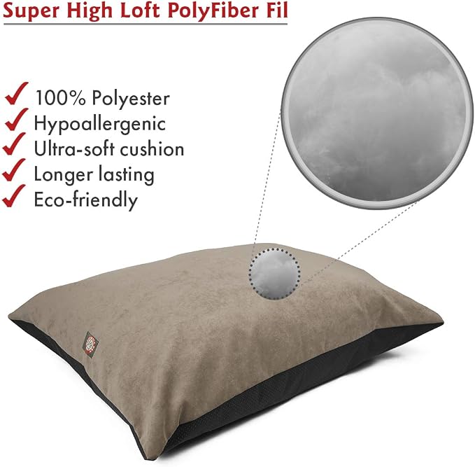 Majestic Pet Non-Slip Comfy Vintage Rectangle Dog Bed, Medium Breed - 35 x 28 Inch - Image 3