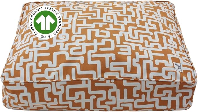 Molly Mutt Hypnotize Dog Bed Duvet Cover, GOTS-Certified 100% Organic Cotton Canvas Cover for Dog, Puppy, or Cat Bed, Durable, Washable, and Free of Harmful Chemicals, Small, 22"x27"x5" by MollyMutt