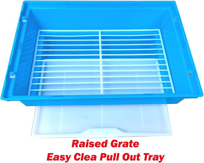 Lot of Ten Aviary Breeding Breeder Bird Cages for Lovebird Finch Parakeet - Mixed Colors (3 Blue Dome Top, 3 Green Roof Top, 4 Yellow Flat Top) - 11.5" W x 9" D x 15.5" H with 3/8" Bar Spacing - Image 5