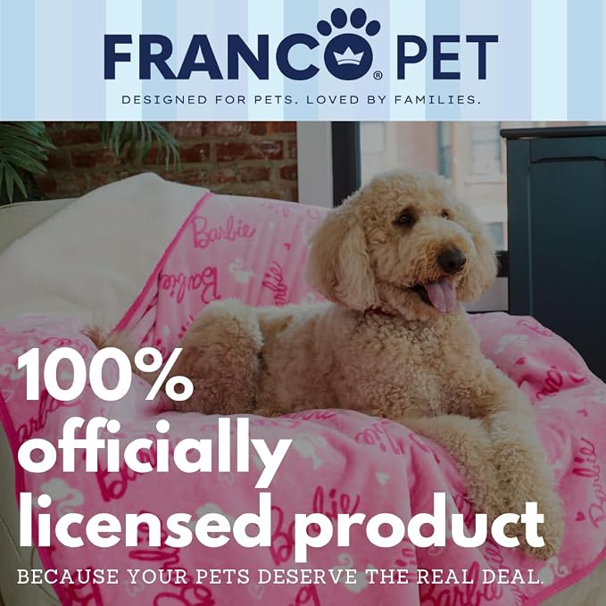 Barbie Waterproof Dog Bed Cover, XL 60x80 Pet Blanket for Furniture Bed Couch Sofa, (Officially Licensed) by Franco - Image 8