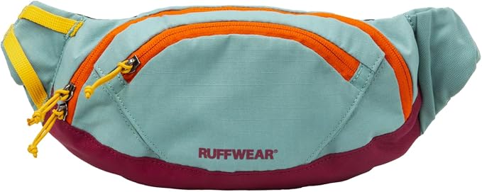 Ruffwear, Home Trail Hip Pack, Dog Walking Fanny Pack, River Rock Green | Crossbody with Adjustable Belt, Treat Pouch, Poop Bag Holder, Phone Pocket, Hands-Free for Training, Hiking, Running, Travel by RuffwearInc