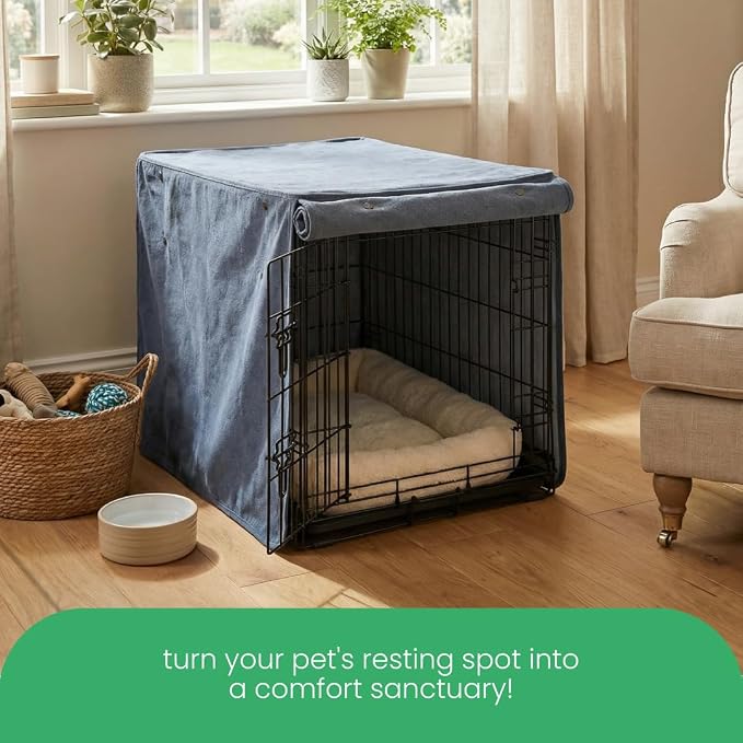 Molly Mutt Dragonstone Dog Crate Cover, GOTS-Certified 100% Organic Cotton Canvas Cover for Dog or Puppy Kennel and Cage, Washable, Free of Harmful Chemicals, XXX-Large, Fits 54"x37"x45" Crate - Image 7