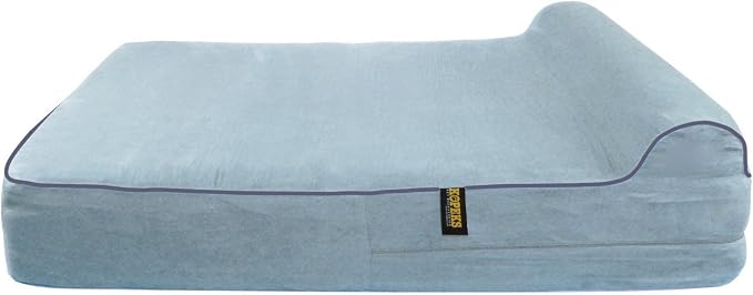 KOPEKS Dog Bed Replacement Cover Memory Foam Beds - Grey - Large Size by KOPEKS+STOREFRONT