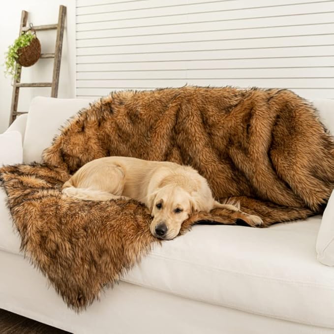 PAW BRANDS PupProtector Waterproof Throw Blanket, Sable Brown, 60x50 | Waterproof, machine washable — protects couches, beds & car seats - Image 2
