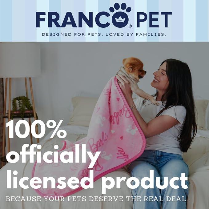 Barbie Waterproof Dog Bed Cover, Large 30x40 Pet Blanket for Furniture Bed Couch Sofa, (Officially Licensed) by Franco - Image 8