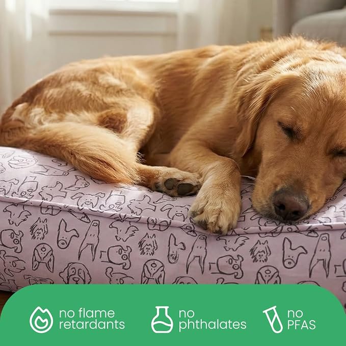 Molly Mutt Only You Dog Bed Duvet Cover, 100% Cotton Canvas Cover for Dog, Puppy, or Cat Bed, Durable, Washable, and Free of Harmful Chemicals, Medium/Large, 27"x36"x5" - Image 6