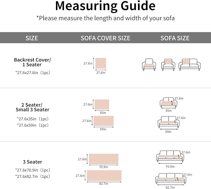 Couch Cover for Dogs,Washable Non-Slip Pet Friendly Sofa Protector | Thick Flannel Sofa Cover,Nonslip, Washable,Anti-Pilling,Pet Friendly,for Dogs & Cats,Cozy Protect Against Fur,27.6" x 35" - Image 7