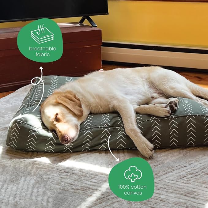 Molly Mutt Forever Young Dog Bed Duvet Cover, GOTS-Certified 100% Organic Cotton Canvas Cover for Dog, Puppy, or Cat Bed, Durable, Washable, and Free of Harmful Chemicals, Round, 36"x5" - Image 4