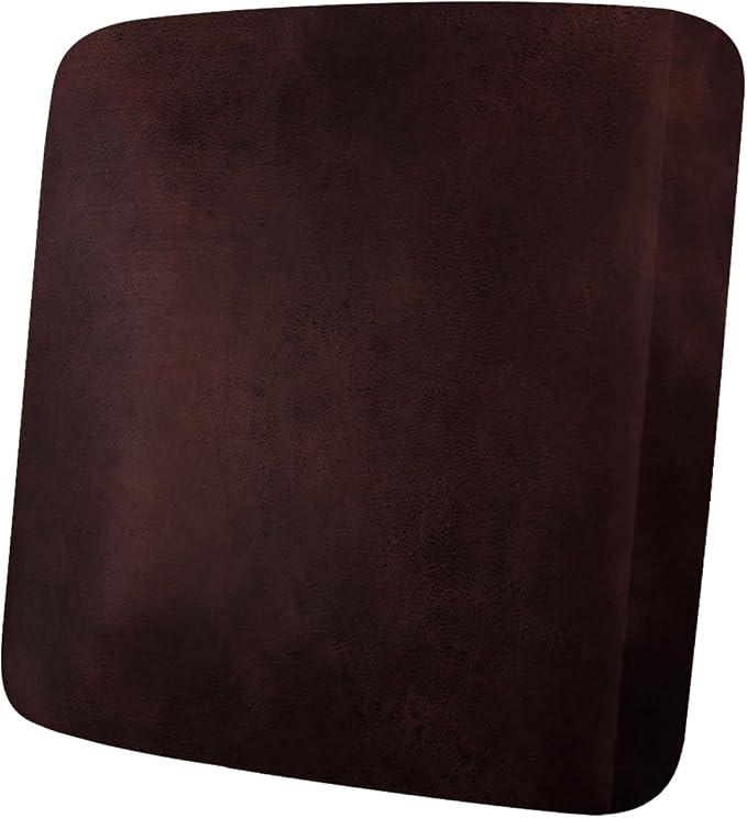 ANARACHON Leather Look Couch Cushion Covers Sofa Seat Slipcovers Sets Couches Furniture Protector for Sectional Armchair Loveseat Pets Kids Stretch Spandex Fabric (1 Cushion Armchair, Burgundy) by ANARACHON