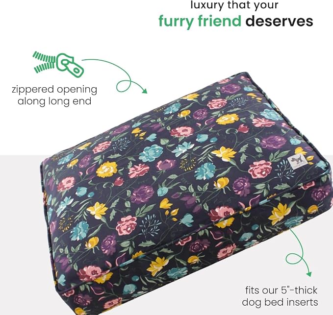 Molly Mutt Friday Morning Dog Bed Duvet Cover, GOTS-Certified 100% Organic Cotton Canvas Cover for Dog, Puppy, or Cat Bed, Durable, Washable, and Free of Harmful Chemicals, Small, 22"x27"x5" - Image 5