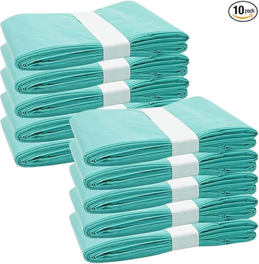 Cat Litter Pail Liner Refills Bags Compatible with Litter Champ Litter Pail, Lightly Scented, Green, 10 Count by FRTKYGY