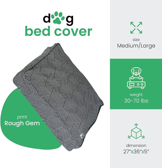Molly Mutt Rough Gem Duvet, Medium/Large, 27"x36"x5", Rough Gem - Image 2