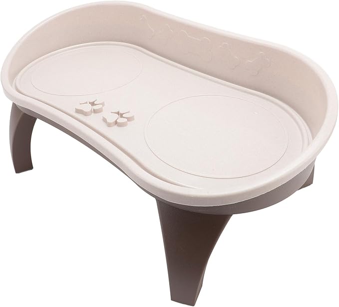 Elevated Pet Feeding Tray, Spine and Neck Protection, Non-Slip Dog Bowl Holder, Easy to Assemble Raised Stand - Image 5