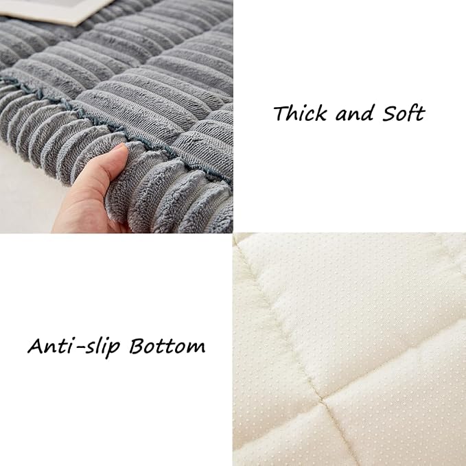 Awjcsv Couch Covers for Dogs Washable, Non Slip Sofa Protector Pet Friendly | Thick, Soft Furniture Cover, Against Pets Hair & Scratch, Fits Leather and Fabric Couches, 23.6" X 47" - Image 5