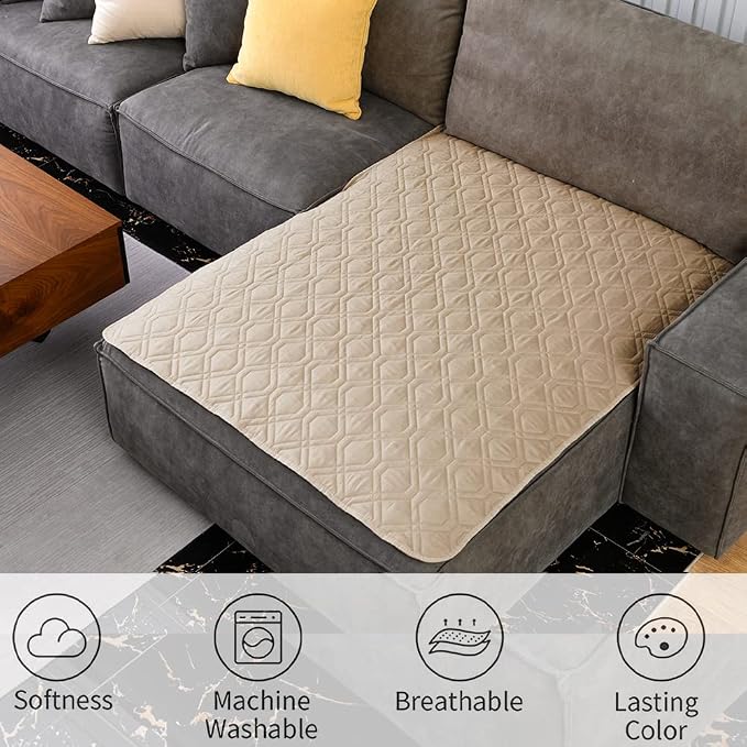 Ameritex Waterproof Dog Bed Cover Pet Blanket for Furniture Bed Couch Sofa Reversible - Image 2