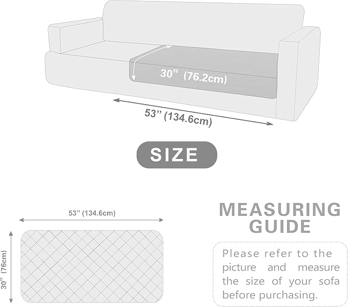 Dogs/Cats Bed Mats, Dog Pad Washable Removable Couch Cover with Anti-Slip Back, Plush Long Fur Mat, Perfect for Small, Medium and Large Dogs.(Light Gray, 30"x53") - Image 6